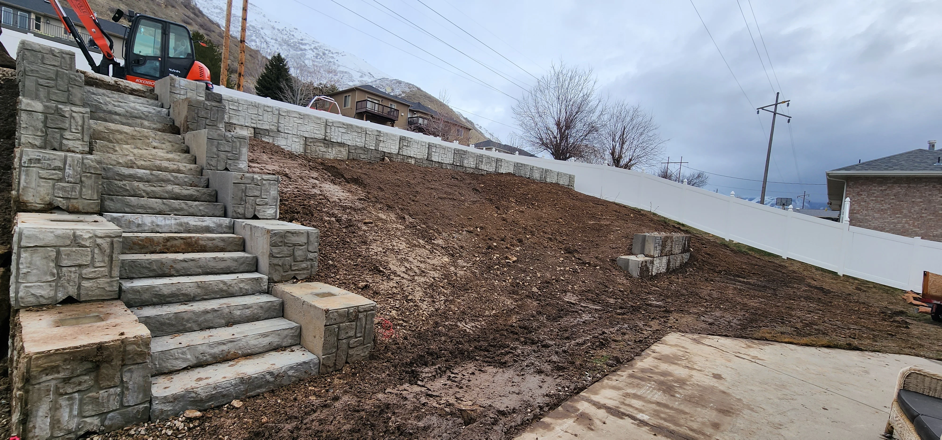 Concrete Block Retaining Walls